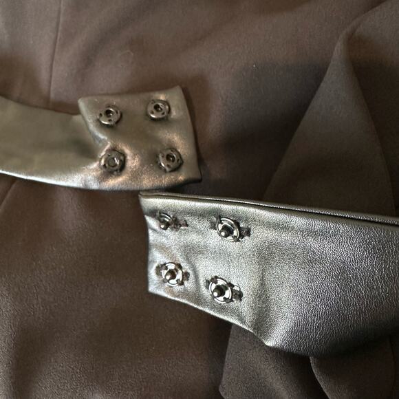 4C Long Sleeve Wrap Black Business Dress 10 - Picture 6 of 13